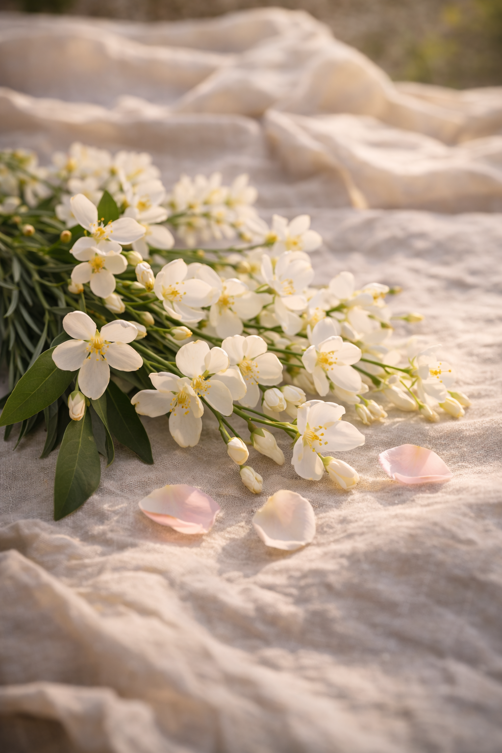 Maison Caelina floral scent with neroli and rose petals